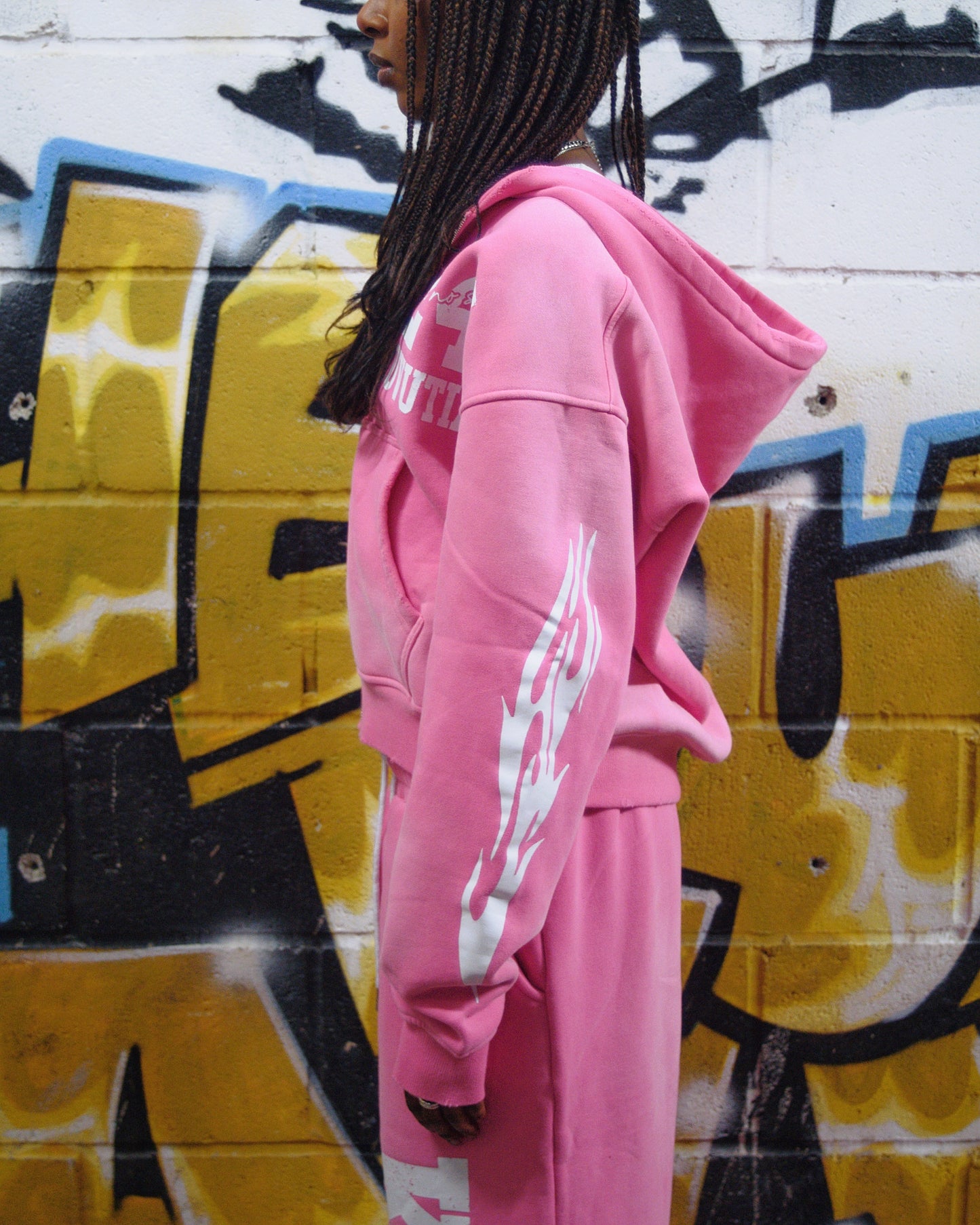 CAMPUS ZIP UP (PINK)