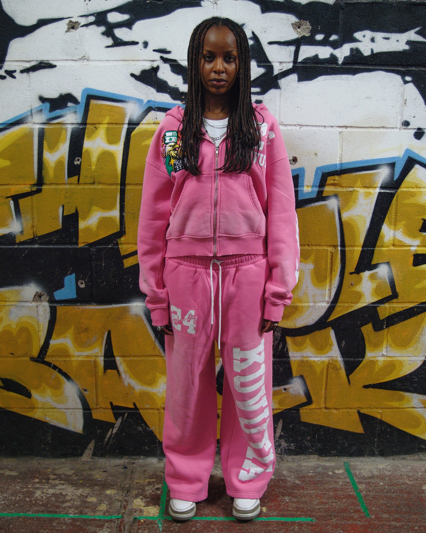 CAMPUS ZIP UP (PINK)