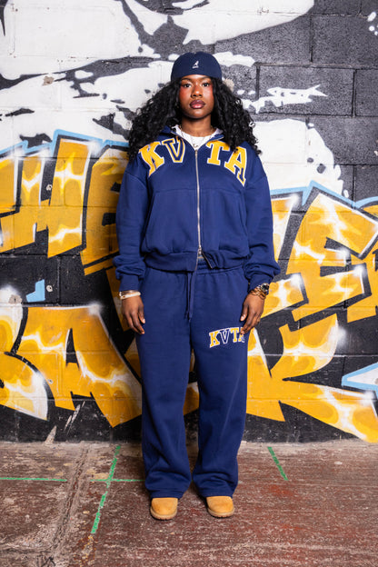 SOPHOMORE ZIP UP (BLUEBERRY)