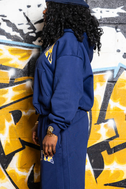 SOPHOMORE ZIP UP (BLUEBERRY)