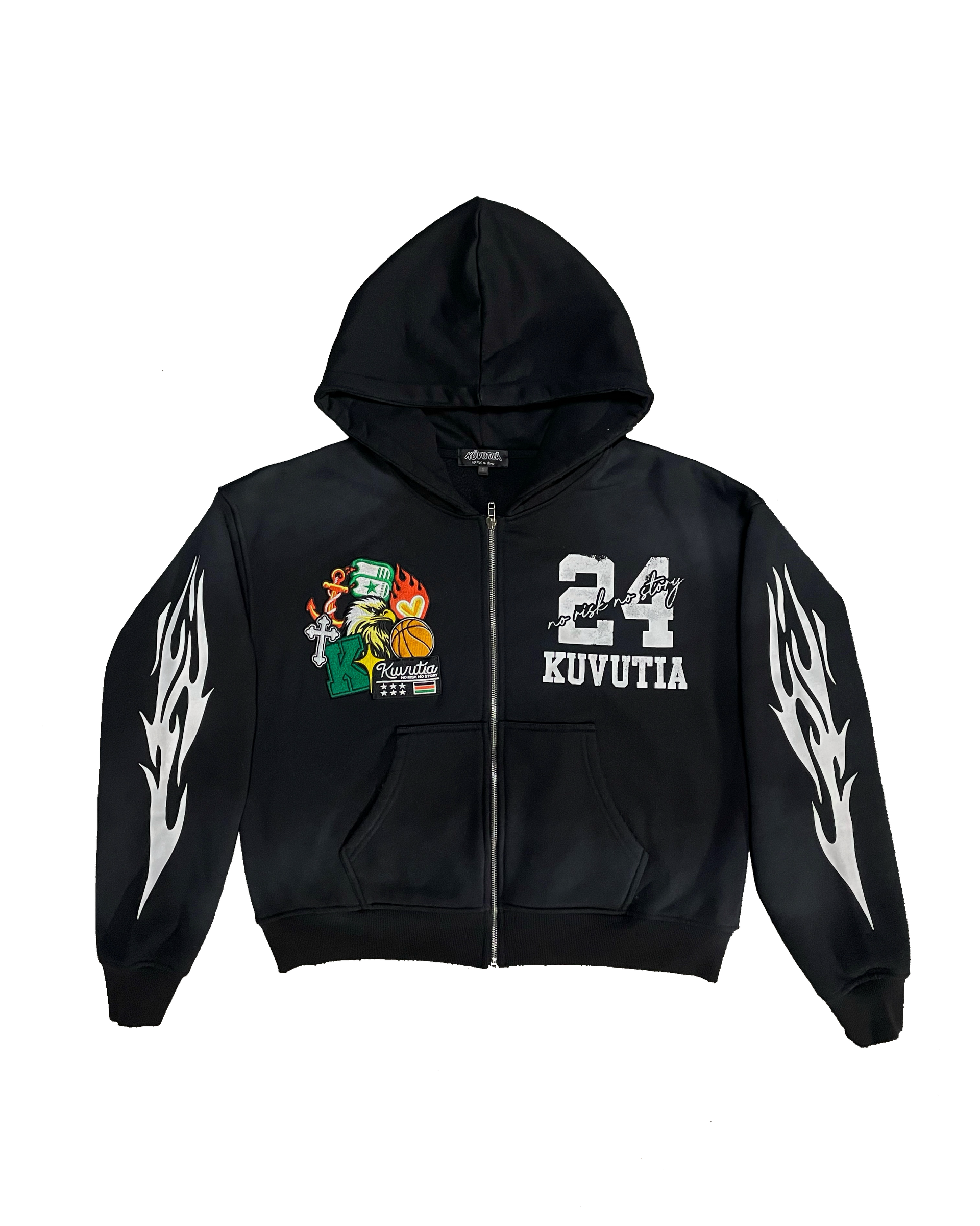 Eve Live 2023 「花嵐」 Zip up Jacket Black Black Paradise Zip-up Hoodie – In the Coeur